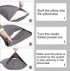 NTBAY Queen Pillowcase Set - 4 Pack Brushed Microfiber 20x30 Pillowcases - Soft, Wrinkle-Free, Fade-Resistant, Stain-Resistant, Dark Grey Pillowca...
