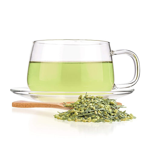 Tealyra - Gen Mai Matcha - Japanese Genmaicha Green Tea Blended with Matcha Powder - Loose Leaf Tea - Caffeine Medium - High Antioxidants - 220g (...