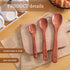 HANSGO Wooden Cooking Spoons, 3PCS Good Grips Wooden Spoon Set Wooden Kitchen Utensils for Cooking Stirring Mixing Frying DIY Crafts...