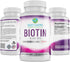 Biotin 10,000mcg - Extra Strength Biotin Vitamin Supplement to Support Hair Growth, Strong Nails, Long Eye Lashes and Healthy Skin...
