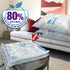 8 Jumbo Space Saver Bags, Vacuum Storage Bags for Clothes, Clothing, Comforter and Blanket Hand-Pump (8-Jumbo)...