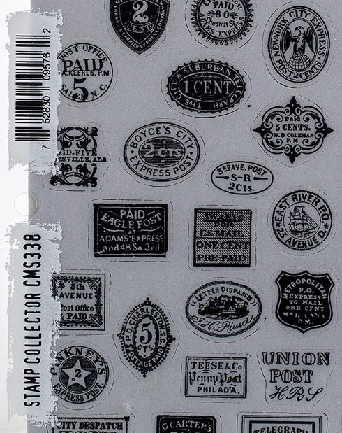 Stampers Anonymous Tim Holtz Cling 7"X8.5", Stamp Collector...
