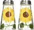 Grant Howard 39013 Hand Painted Tapered Salt and Pepper Shaker Set, Sunflowers, Yellow...