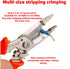 9in1 Wire Stripper Pliers Tool with Tail Cutter, 8"Multifunctional Wire Stripping Crimping Tool for Electrician & Lineman...