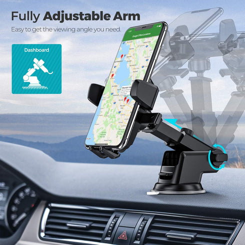 ORIbox Car Phone Mount, Dashboard Car Phone Holder, Washable Strong Sticky Gel Pad Fit for All Cell Phones...