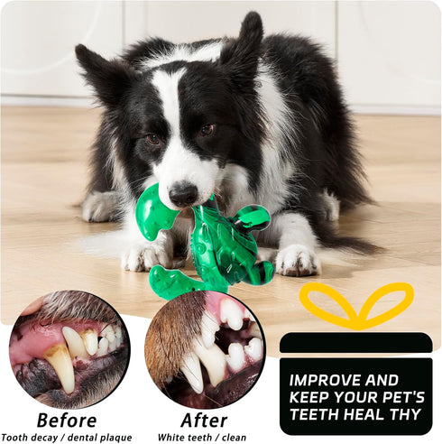Dog Toys for Aggressive Chewers,Nylon Crab Durable Dog Toy for Medium Large Dogs, Bacon Flavor Interactive Dog Toys for Boredom,Green...