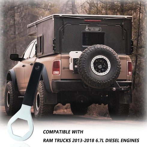6-Point Water Sensor Wrench Compatible with RAM Trucks 2013-2018 6.7L Diesel Engines,Professional Oil Filter Wrench Oil Filter Remover Tool Car Ac...