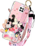 Trendy Fun Mini Miki for Motorola Moto G Power 2021 Case with Wrist Strap for Girls Women Girly Cute Cartoon Character Wristband Lanyard Funny Coo...