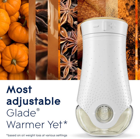 Glade PlugIns Refills Air Freshener, Scented and Essential Oils for Home and Bathroom, Golden Pumpkin & Spice, Limited Edition Scent, 4.69 Fl Oz, ...