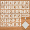 36Pcs Letter Stencils for Painting, Reusable Numbers & Alphabet Stencils,Spray Painting Stencils,Letter Stencils for Wood,Wall,Fabric,Rock,Chalkbo...