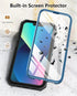 for iPhone 13/14 Protective Case: for iPhone 16e Cover with Built-in Kickstand | Heavy Duty Military Grade Hard Protection Shock Proof | Durable D...