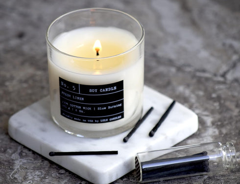 Lulu Candles | Jasmine, Oud & Sandalwood | Luxury Scented Soy Jar Candle | Hand Poured in The USA | Highly Scented Long Lasting (6 Oz.)...