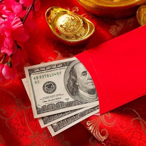 Supla 120 Pcs 6 Design Chinese Hong Bao Red Envelopes Lucky Money Envelopes Red Packet Lai See Lucky Packet Cash Envelope Red Pockets for Chinese ...