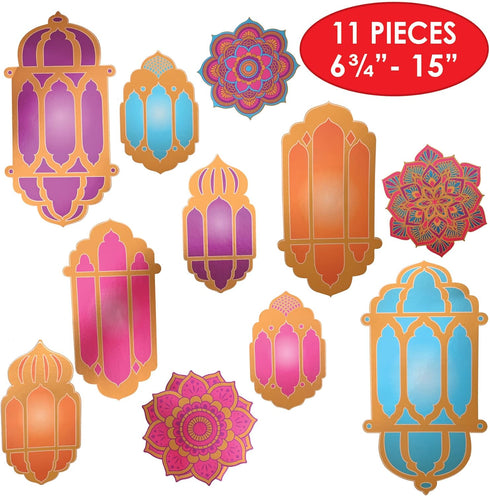 Foil Lantern & Mandala Cutouts Pack of 2...