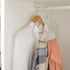 Organize It All Belt/Scarf Ring Hanger, Closet Storage, Rubber Coated Opening, Free Spinning, Metallic and Black...