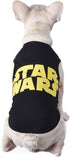 Star Wars for Pets Black & Yellow Logo Dog Tank | Star Wars Dog Shirt for Large Dogs | Size X-Large for Large Size Dog Breeds | Adorable Dog Cloth...