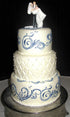 Designer Stencils C480 Five Scroll Cake Stencil Set, Beige/semi-transparent...