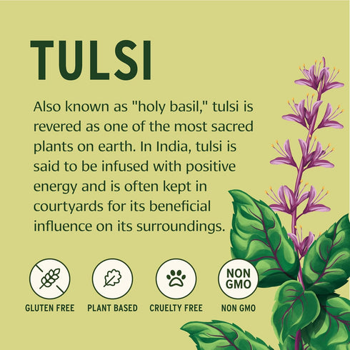 Banyan Botanicals Tulsi (Holy Basil) – Uplifting Adaptogen – Organic Lung and Respiratory Health Supplement* – 90 Tablets – Non-GMO Sustainably So...
