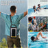 IP68 Waterproof Dry Bag, 2L - Roll Top Waterproof Pool Bag?dry bags for kayaking waterproof-w/Phone Pouch,Large Waterproof Phone Pouch,Boating & K...