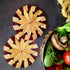 Natural Wood Trivets for Hot Dishes, Table and Kitchen Counter Set of 2 – Made in Ukraine Sturdy and Durable 7-inch Wooden Kitchen Hot Pads. Festi...