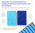 Blue Natural Kitchen Sponge, 12 Pack, Non-Scratch, Natural Sponge, Scrubber, Eco Friendly Sponges, Dishes, Sponge Kitchen, Natural Dish Sponge, Ec...
