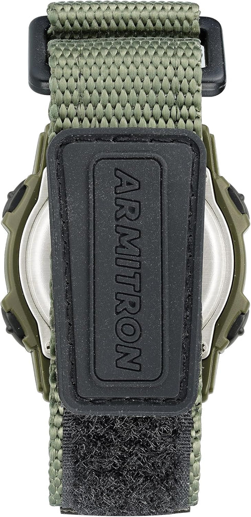 Armitron Sport Unisex Digital Chronograph Nylon Strap Watch, 45-7004...