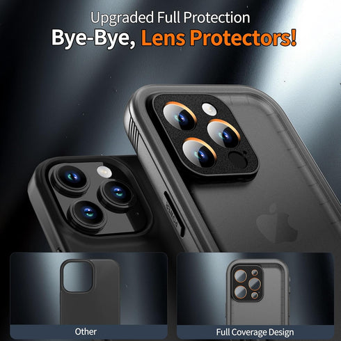 Cozycase Compatible with iPhone 13 Pro Max Waterproof Case - Full Body Dustproof Shockproof Built in Screen Protector Rugged Waterproof Case for i...