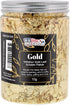 U.S. Art Supply Metallic Foil Schabin Gilding Gold Leaf Flakes - Imitation Gold in 10 Gram Bottle - Gild Picture Frames, Paintings, Furniture, Dec...
