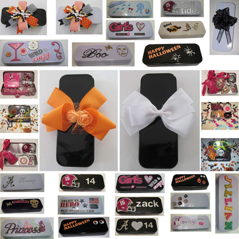 StuffIncase Single Mini Pencil Box, Platinum. Use as Pencil, Makeup, Jewelry, Gift, Candy, Favor or Birthday Gift Box...