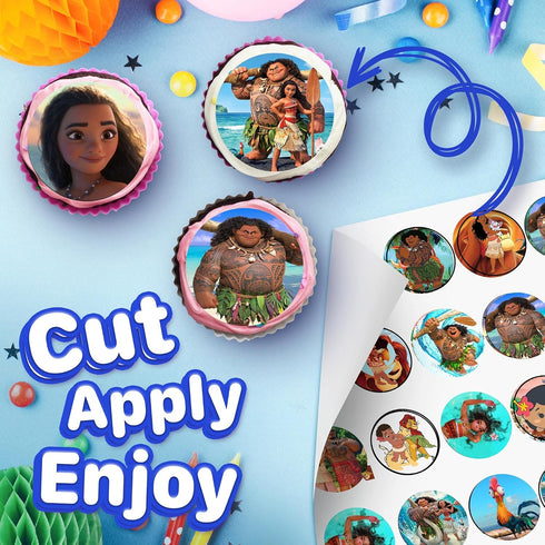 30 x Edible Cupcake Toppers – Ocean Explorer Inspired Collection of Edible Cake Decorations | Uncut Edible on Wafer Sheet...