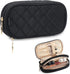 ANKUER Travel Makeup Bag Small Cosmetic Bag Organizer Cosmetic Case Pouch Gift for Women (Black)...