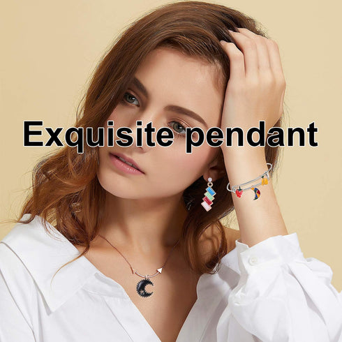 SANNIX 350Pcs Bracelet Charms Jewelry Making Charms Assorted Gold Plated Enamel Pendants for DIY Necklace Bracelet Earring Craft Supplies...