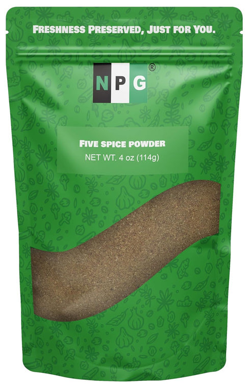 NPG Authentic Chinese Five Spice Powder 4 Ounces, Gluten Free, All Natural Ground Chinese 5 Spice Powder, No Preservatives No MSG, Mixed Spice Sea...