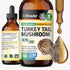 BIO KRAUTER Turkey Tail Mushroom Supplement - Turkey Tail Extract for Immune Support - Vegan, Alcohol & Sugar Free Drops 4 Fl.Oz....