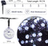 20 LED Crystal Globe Solar String Light Extra-Bright Outdoor Lights with 8 Lighting Modes Waterproof Solar Powered Patio Hanging Light for Garden ...