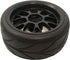 Apex RC Products 1/10 On-Road 12mm Black Mesh Wheels V Tread Rubber Tires (Set of 4) #5002...