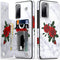 LETO Galaxy S20 FE Case,Flip Folio Leather Wallet Case Cover with Fashion Flower Designs for Girls Women,with Card Slots Kickstand Protective Phon...