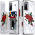 LETO Galaxy S20 FE Case,Flip Folio Leather Wallet Case Cover with Fashion Flower Designs for Girls Women,with Card Slots Kickstand Protective Phon...