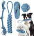 Dog Rope Toys for Small Large Dogs, Puppy Teething Chew Pull Toy, Dog Toys for Aggressive Chewers, Tug of War Dog Toy Teeth Cleaning Gum Massage,D...