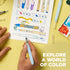 SAKURA Koi Pocket Field Sketch Kit Creative Art Colors - Watercolor Sets for Painting On the Go - 24 Unique Colors - 1 Water Brush - 2 Sponges - 1...