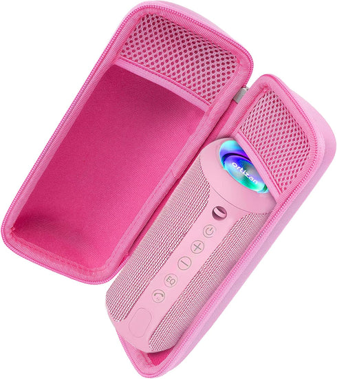 Khanka Hard Travel Case for Ortizan Portable Bluetooth Speaker, IPX7 Waterproof Wireless Speaker, Case Only (Pink)......