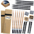 Sketch pencils for drawing and shading - 20pcs art sets with sketching pencils and erasers for all professional artists - dual pack charcoal and g...