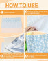 PLANTIONAL Medium Weight White Iron-On Non-Woven Fusible Interfacing: 39 x 72 inch Medium Weight Non-Woven Interfacing Iron On Polyester Single-Si...