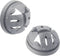 ISPINNER 20pcs 3/8 Inch Trade Size Non-Metallic Button Push-in Cable Connectors, Fits for 1/2 Inch Knockouts...