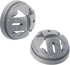 ISPINNER 20pcs 3/8 Inch Trade Size Non-Metallic Button Push-in Cable Connectors, Fits for 1/2 Inch Knockouts...