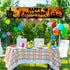 Avezano Happy Halloween Banner Large 98.4 x19.6 Inch Yard Sign Banner Black and Orange Halloween Party Decorations Welcome Hanging Flag Outdoor Fe...