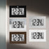 MARATHON Large Digital Wall Clock with 8” Display, White - Easy to Read...