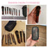 Cosme 9 FULL FACE MINI TRAVEL Make Up Brush Set: Natural Coverage Makeup Brushes Set & Brush Case. Travel Makeup Brushes in Synthetic & Natural Ha...