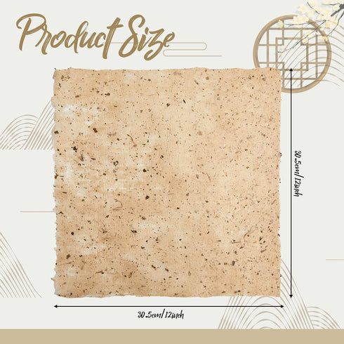 60 Pcs Mulberry Paper Craft Paper Handmade Paper Decoupage Paper Calligraphy Papers Sheet DIY Painting Papers for Scrapbook Decoupage Drawing Writ...