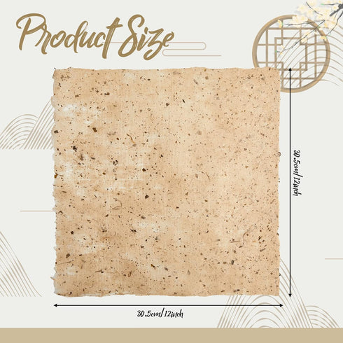 60 Pcs Mulberry Paper Craft Paper Handmade Paper Decoupage Paper Calligraphy Papers Sheet DIY Painting Papers for Scrapbook Decoupage Drawing Writ...